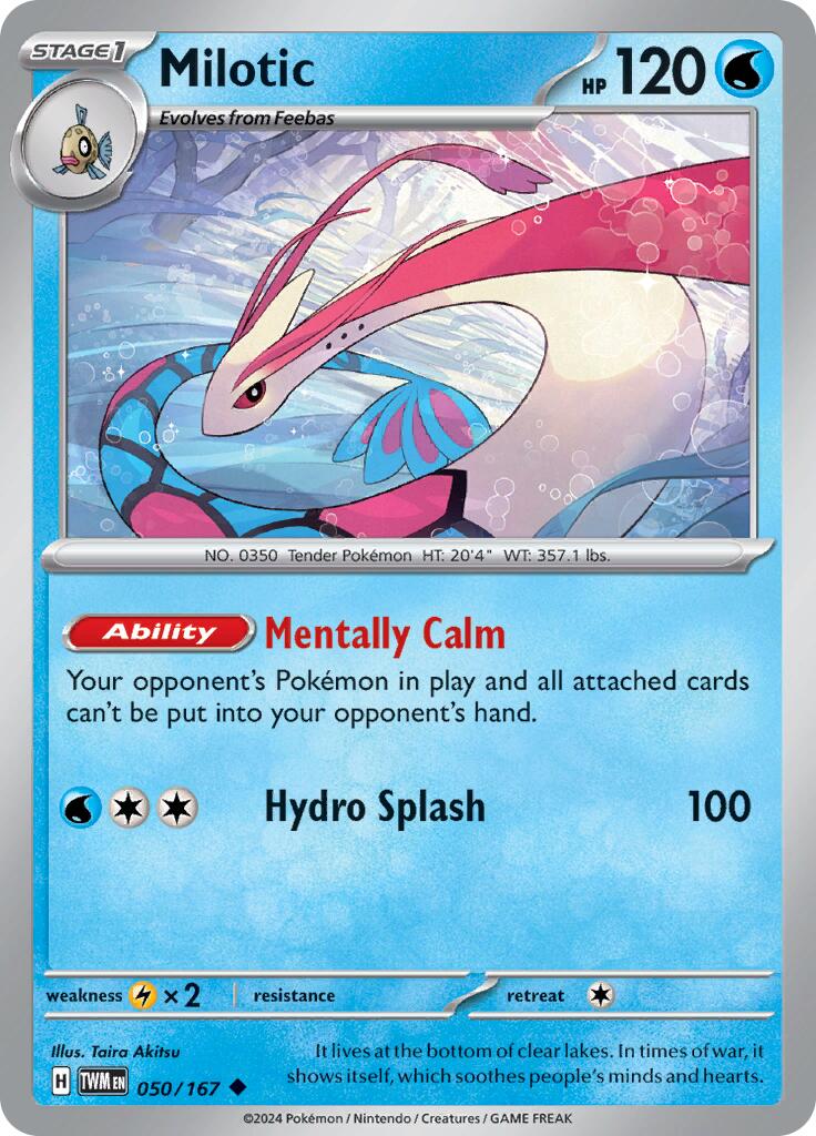 Milotic (050/167) [Scarlet & Violet: Twilight Masquerade] | Cracking-Singles