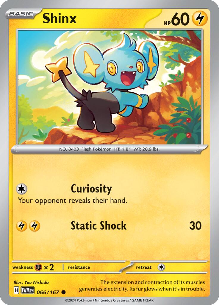 Shinx (066/167) [Scarlet & Violet: Twilight Masquerade] | Cracking-Singles