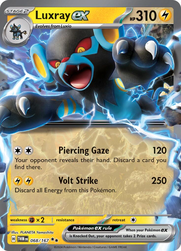 Luxray ex (068/167) [Scarlet & Violet: Twilight Masquerade] | Cracking-Singles