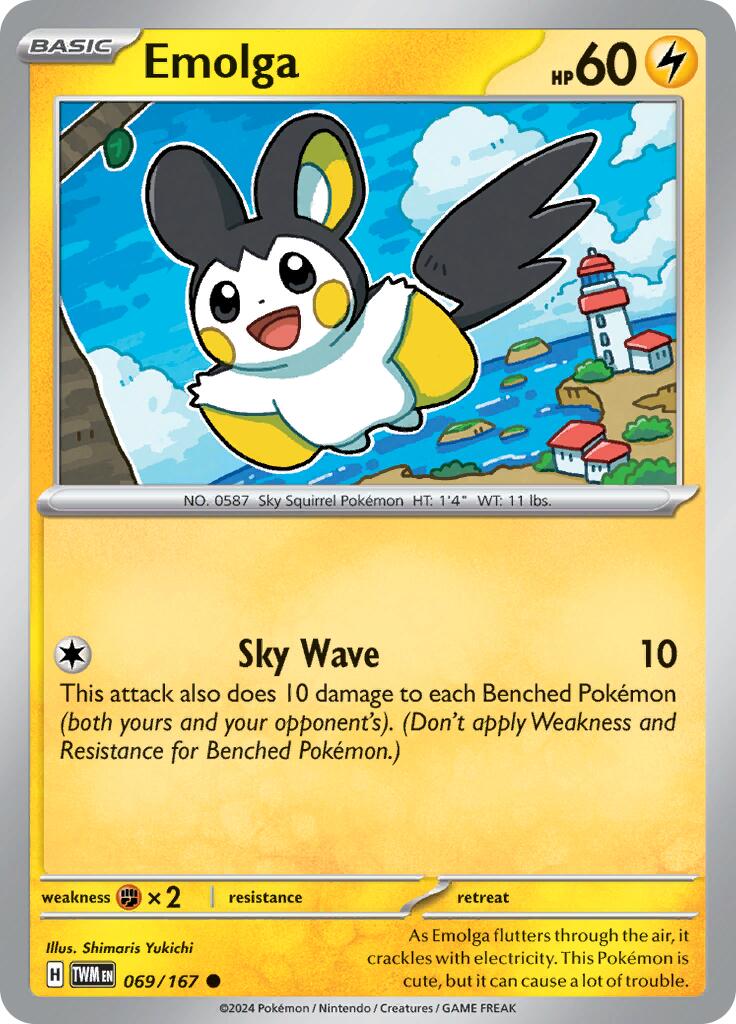 Emolga (069/167) [Scarlet & Violet: Twilight Masquerade] | Cracking-Singles