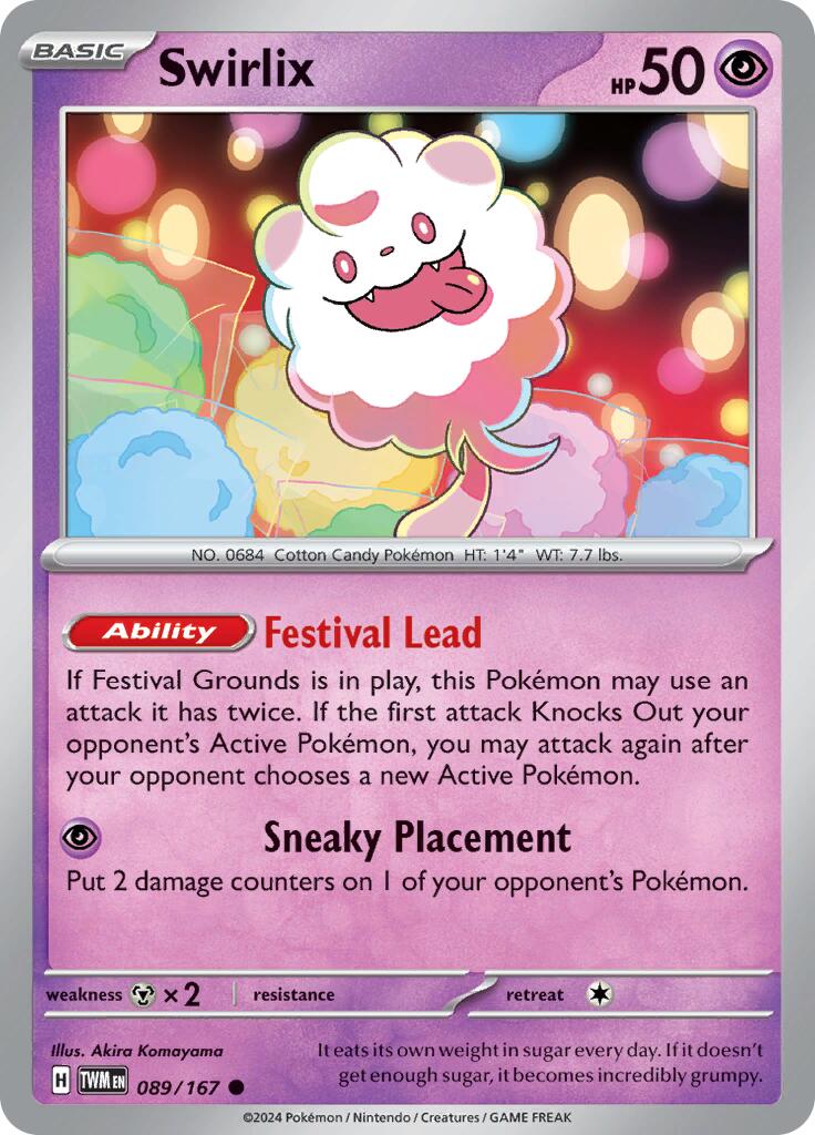 Swirlix (089/167) [Scarlet & Violet: Twilight Masquerade] | Cracking-Singles