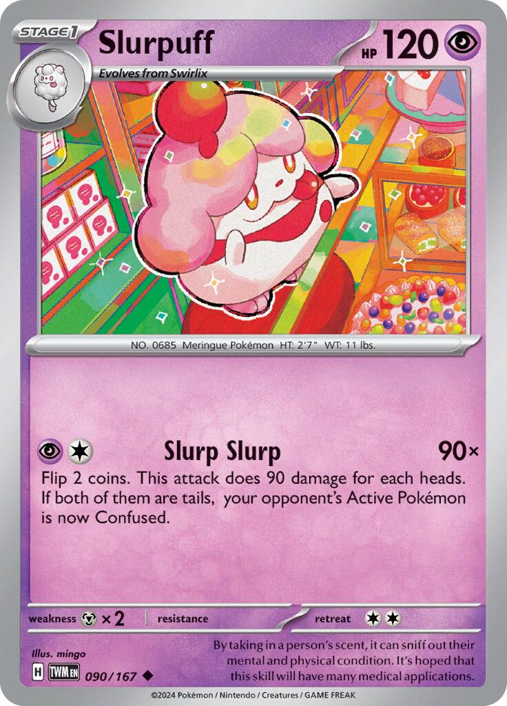 Slurpuff (090/167) [Scarlet & Violet: Twilight Masquerade] | Cracking-Singles