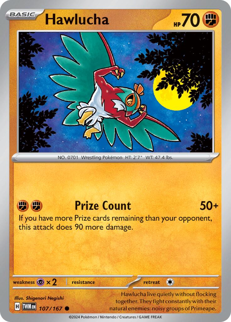 Hawlucha (107/167) [Scarlet & Violet: Twilight Masquerade] | Cracking-Singles