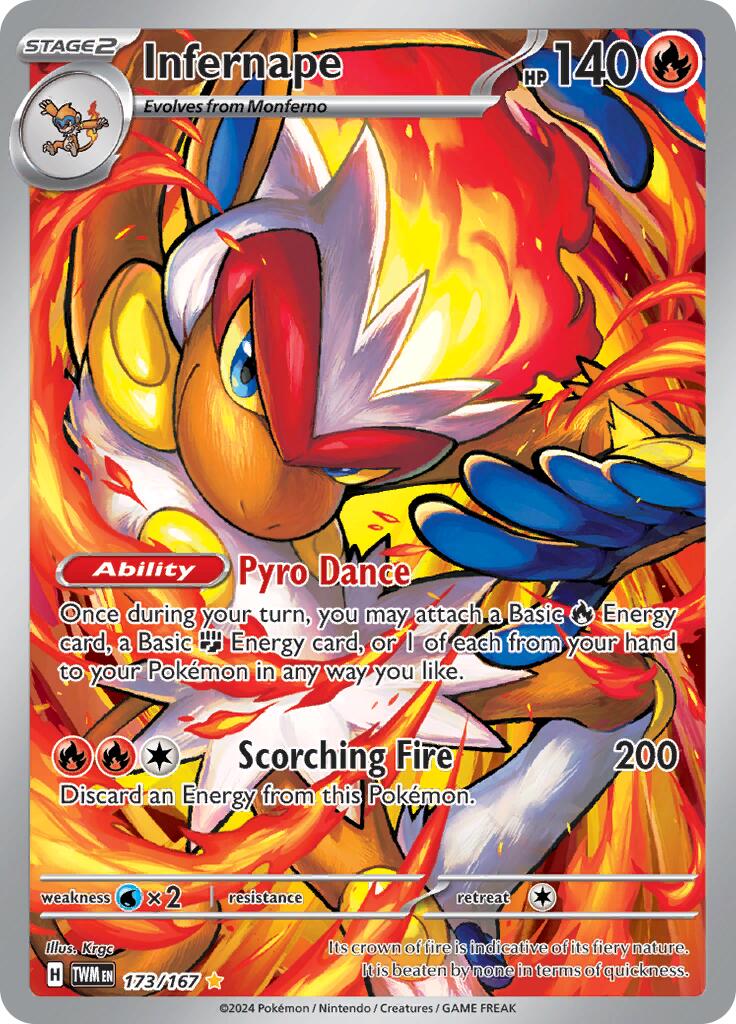 Infernape (173/167) [Scarlet & Violet: Twilight Masquerade] | Cracking-Singles