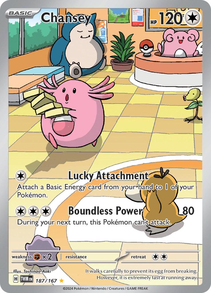 Chansey (187/167) [Scarlet & Violet: Twilight Masquerade] | Cracking-Singles