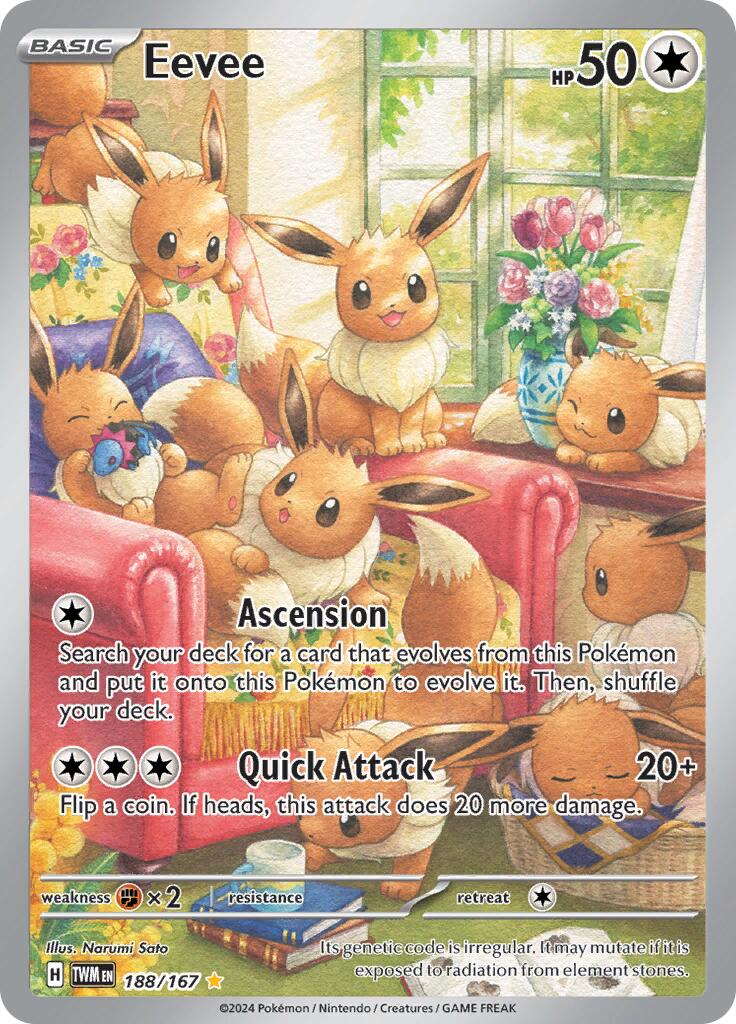 Eevee (188/167) [Scarlet & Violet: Twilight Masquerade] | Cracking-Singles