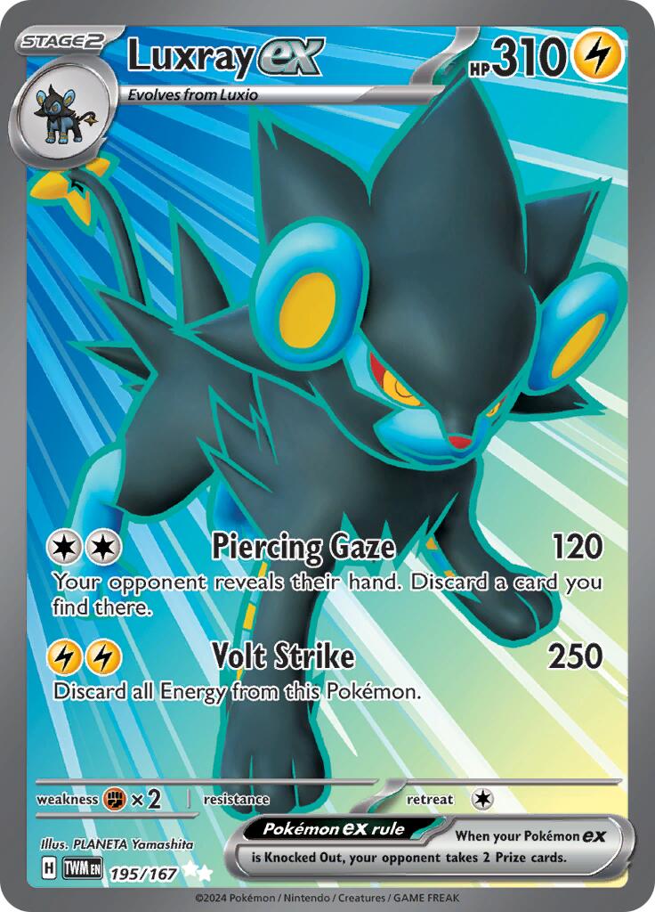 Luxray ex (195/167) [Scarlet & Violet: Twilight Masquerade] | Cracking-Singles