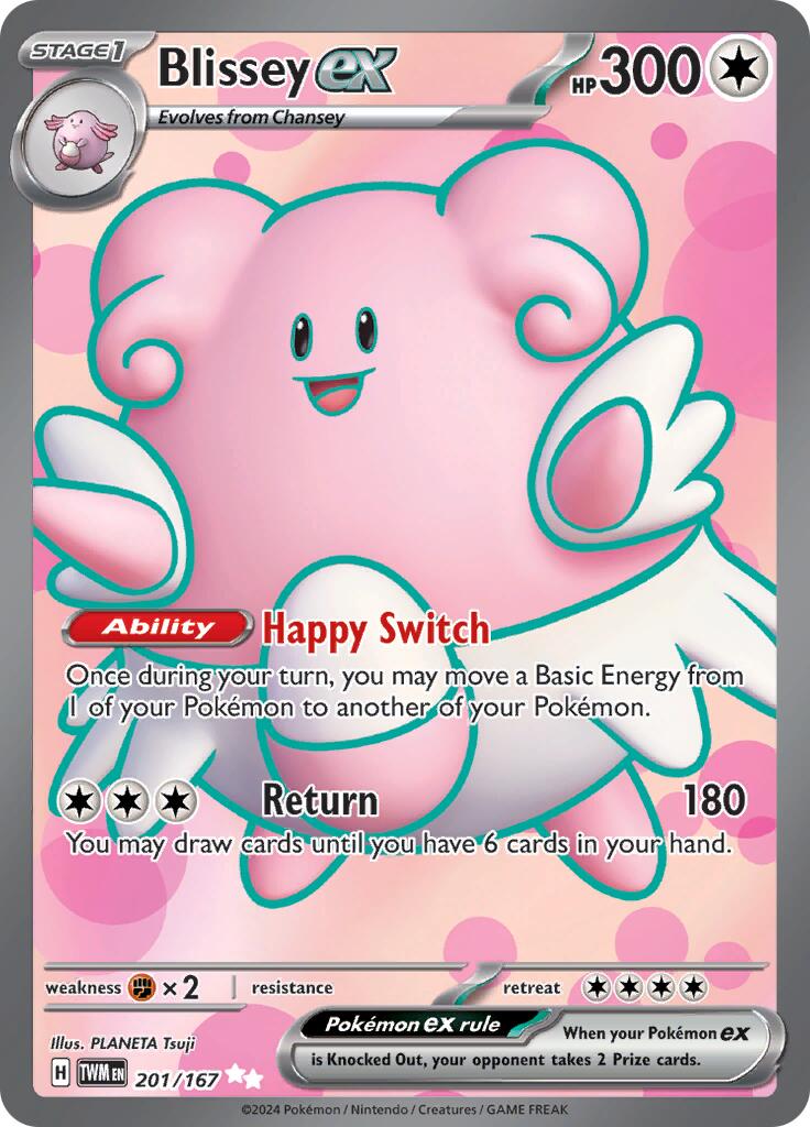 Blissey ex (201/167) [Scarlet & Violet: Twilight Masquerade] | Cracking-Singles