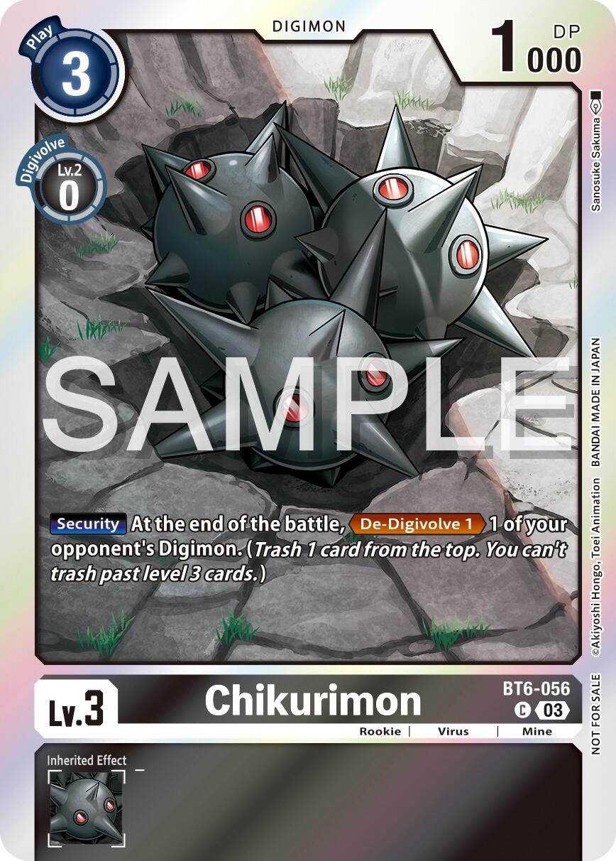 Chikurimon [BT6-056] (Official Tournament Vol.13 Winner Pack) [Double Diamond Promos] | Cracking-Singles