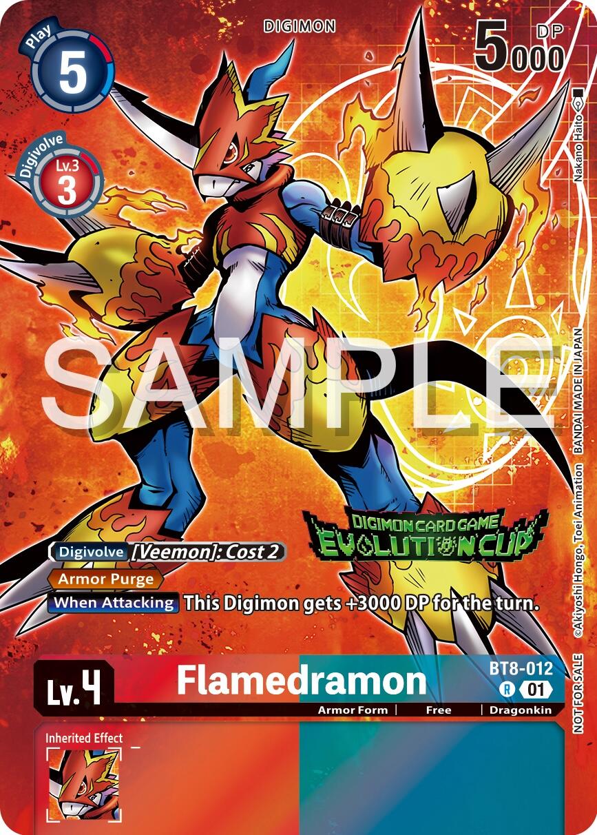 Flamedramon [BT8-012] (2024 Evolution Cup) [New Awakening Promos] | Cracking-Singles