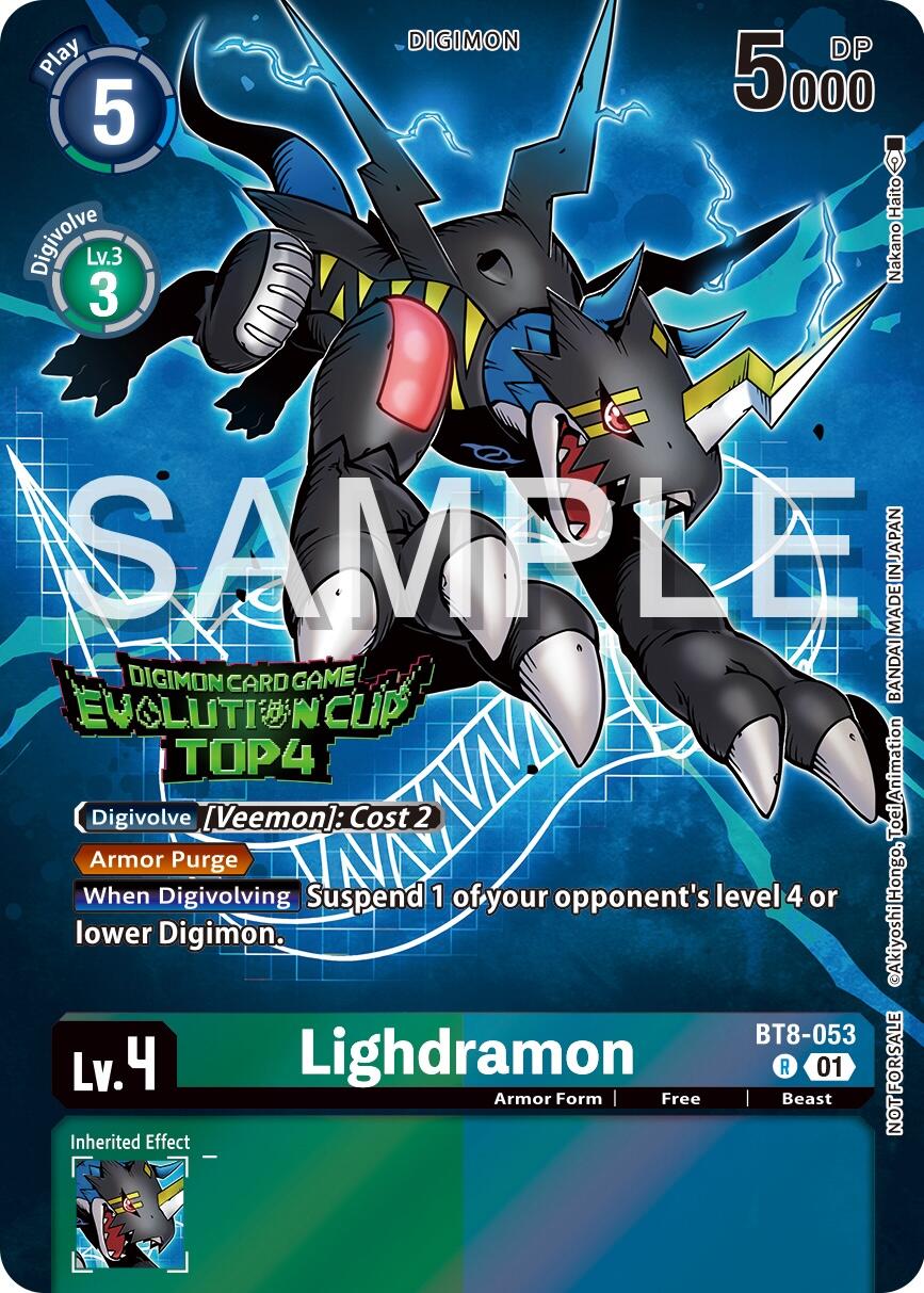 Lighdramon [BT8-053] (2024 Evolution Cup Top 4) [New Awakening Promos] | Cracking-Singles