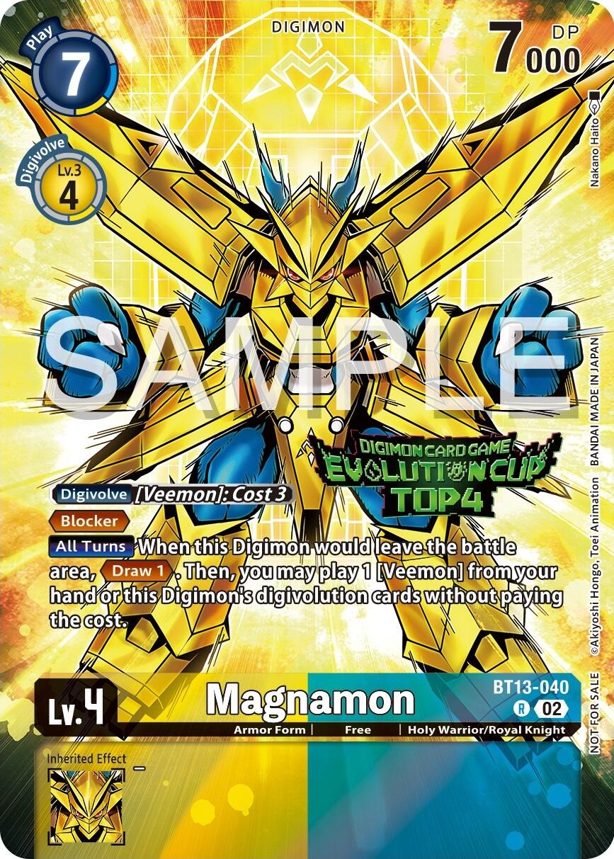 Magnamon [BT13-040] (2024 Evolution Cup Top 4) [Versus Royal Knights Booster Promos] | Cracking-Singles