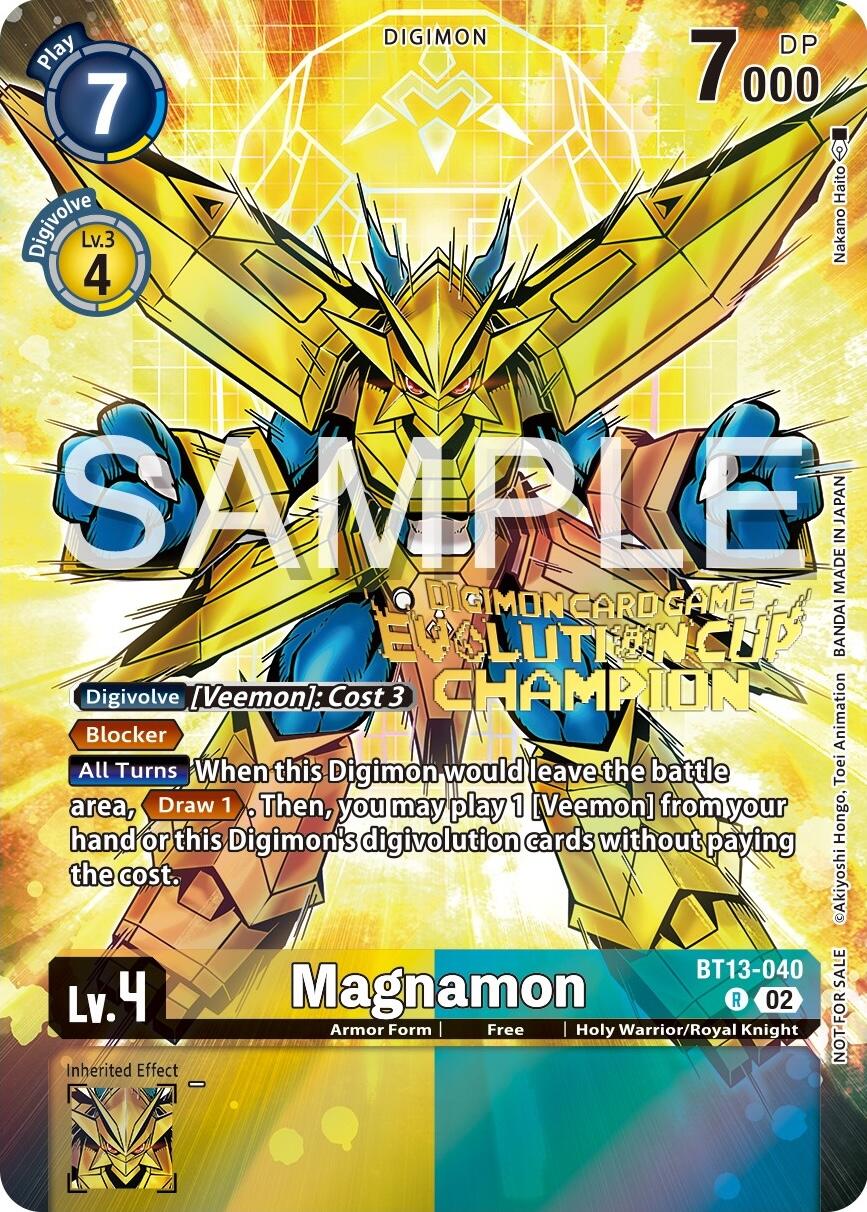 Magnamon [BT13-040] (2024 Evolution Cup Champion) [Versus Royal Knights Booster Promos] | Cracking-Singles