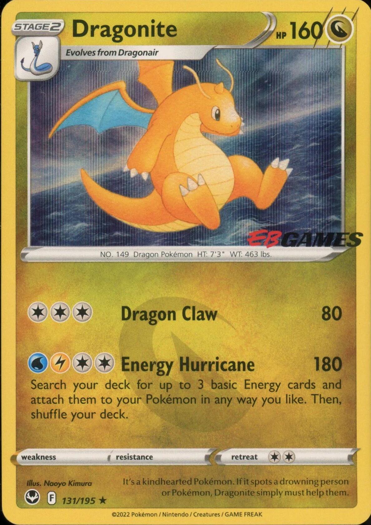 Dragonite (131/195) (EB Games Exclusive) [Miscellaneous Cards] | Cracking-Singles