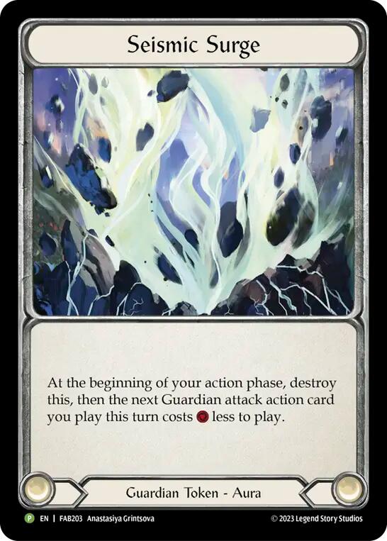 Seismic Surge (Cold Foil) [FAB203] (Promo)  Cold Foil | Cracking-Singles