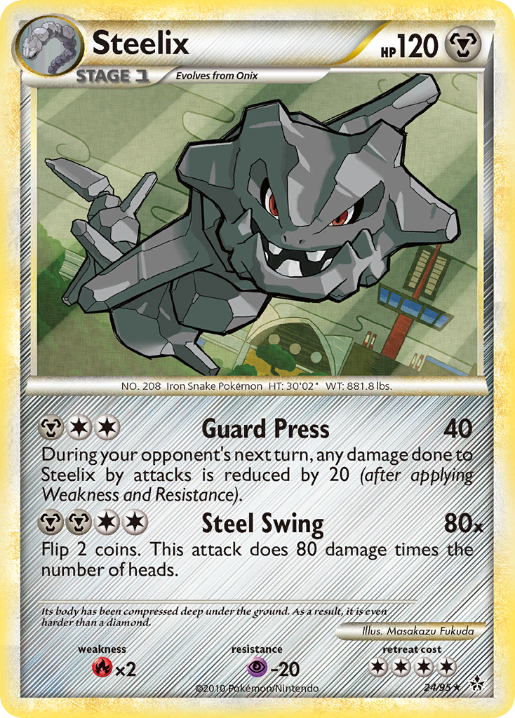 Steelix (24/95) [HeartGold & SoulSilver: Unleashed] | Cracking-Singles