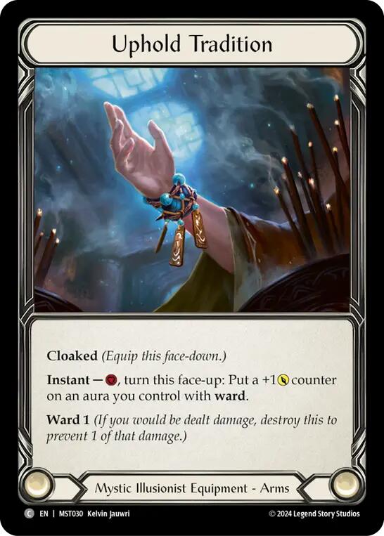 Uphold Tradition [MST030] (Part the Mistveil)  Cold Foil | Cracking-Singles