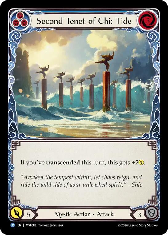 Second Tenet of Chi: Tide [MST082] (Part the Mistveil)  Rainbow Foil | Cracking-Singles