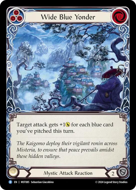 Wide Blue Yonder [MST085] (Part the Mistveil)  Rainbow Foil | Cracking-Singles