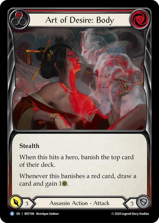 Art of Desire: Body (Red) [MST106] (Part the Mistveil)  Rainbow Foil | Cracking-Singles