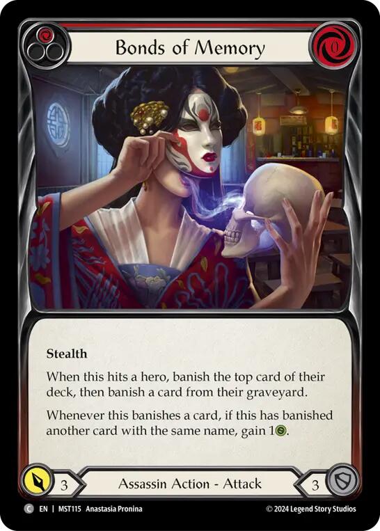 Bonds of Memory (Red) [MST115] (Part the Mistveil) | Cracking-Singles