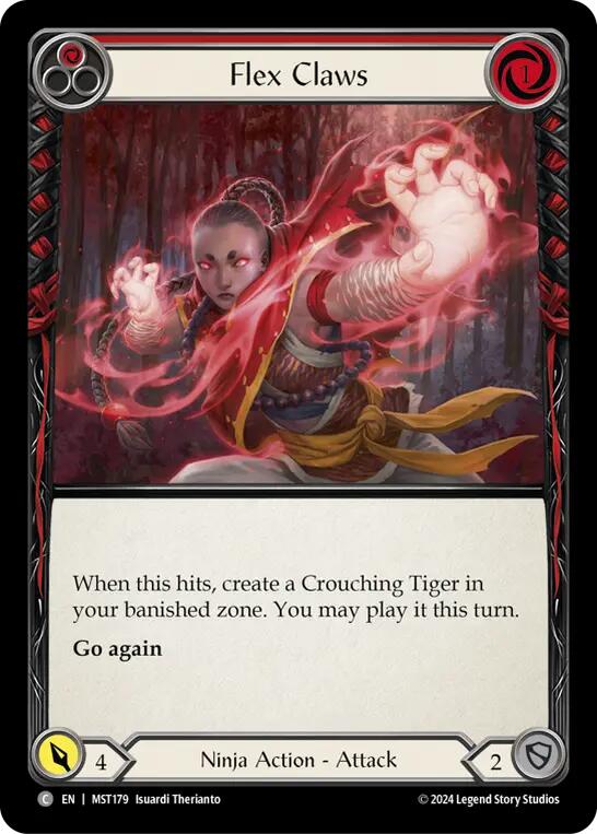 Flex Claws (Red) [MST179] (Part the Mistveil) | Cracking-Singles