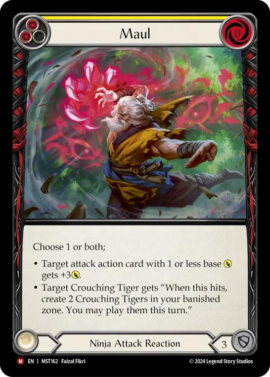 Maul [MST162] (Part the Mistveil)  Rainbow Foil | Cracking-Singles