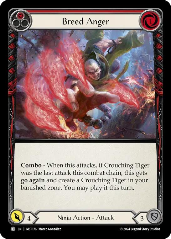 Breed Anger (Red) [MST176] (Part the Mistveil) | Cracking-Singles