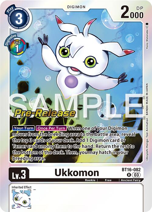 Ukkomon [BT16-082] [Beginning Observer Pre-Release Promos] | Cracking-Singles