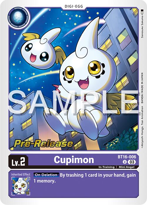 Cupimon [BT16-006] [Beginning Observer Pre-Release Promos] | Cracking-Singles