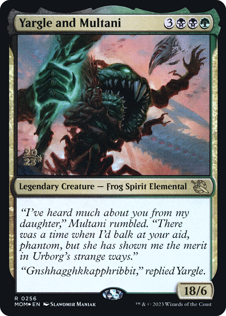 Yargle and Multani [March of the Machine Prerelease Promos] | Cracking-Singles