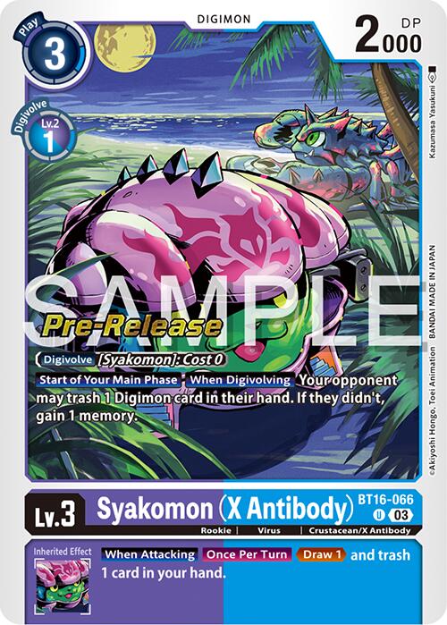 Syakomon (X Antibody) [BT16-066] [Beginning Observer Pre-Release Promos] | Cracking-Singles