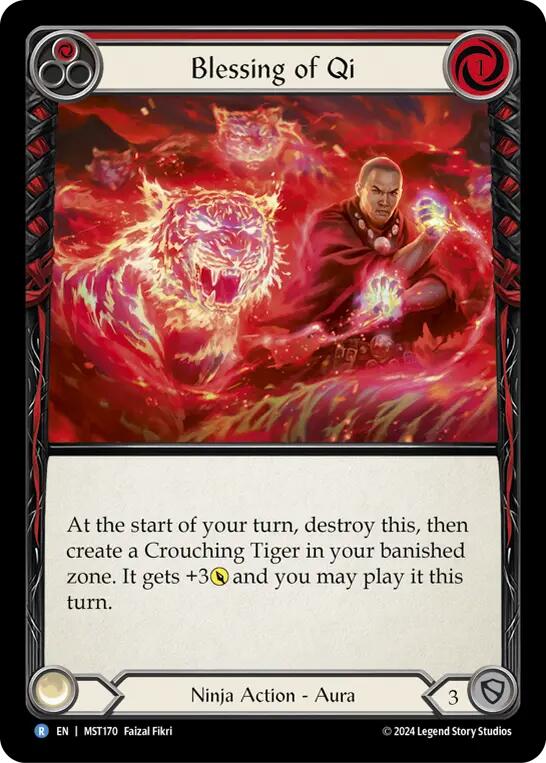 Blessing of Qi (Red) [MST170] (Part the Mistveil) | Cracking-Singles