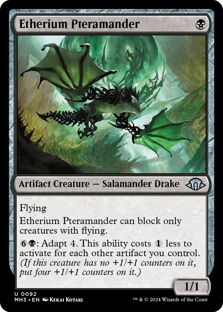 Etherium Pteramander [Modern Horizons 3] | Cracking-Singles