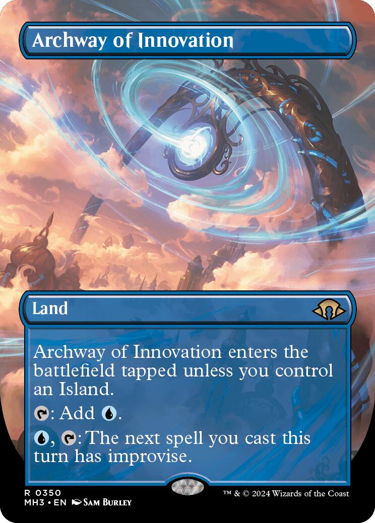 Archway of Innovation (Borderless) [Modern Horizons 3] | Cracking-Singles