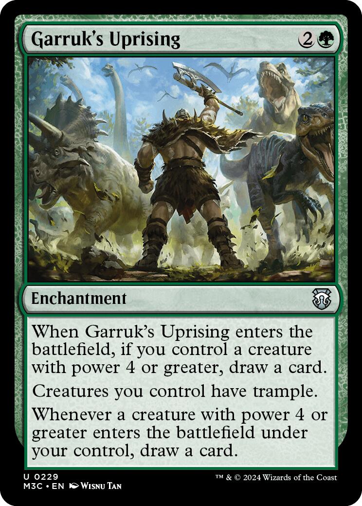 Garruk's Uprising [Modern Horizons 3 Commander] | Cracking-Singles