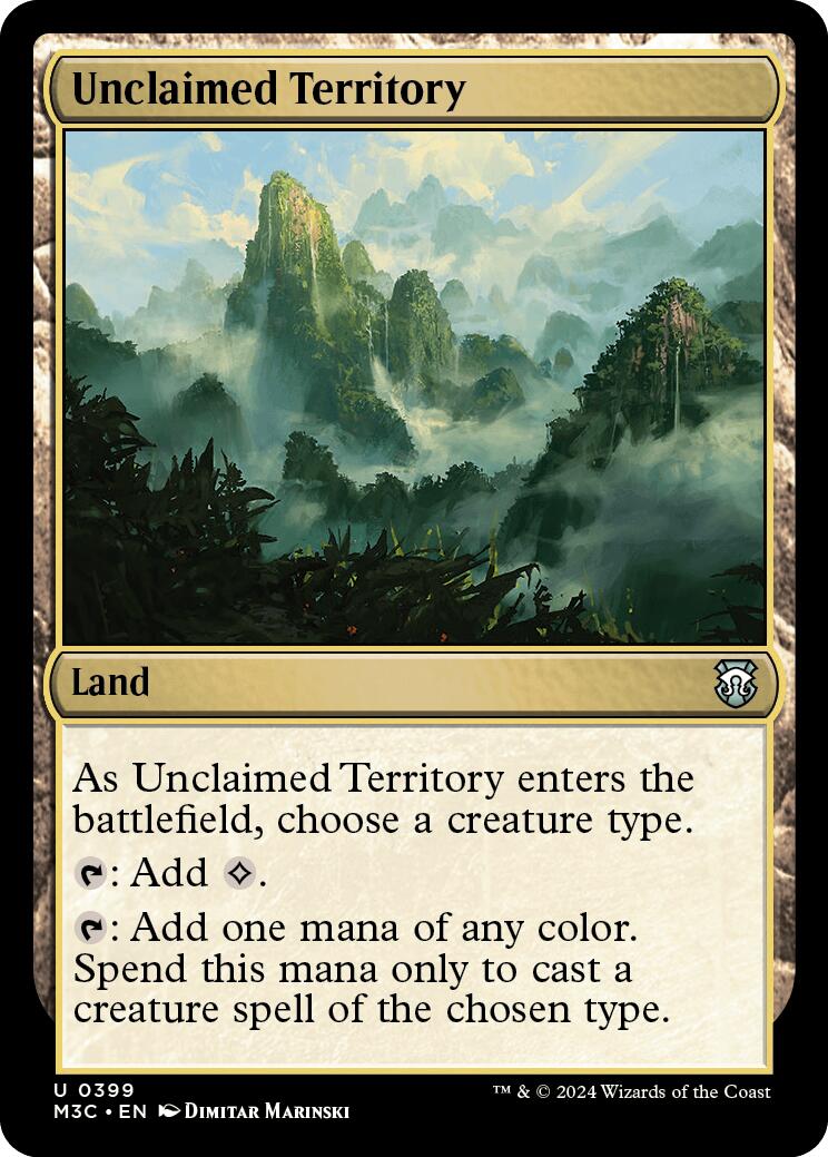 Unclaimed Territory [Modern Horizons 3 Commander] | Cracking-Singles