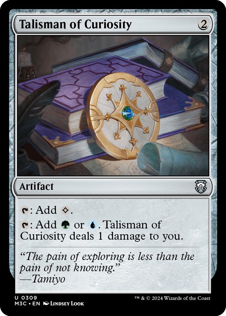 Talisman of Curiosity [Modern Horizons 3 Commander] | Cracking-Singles