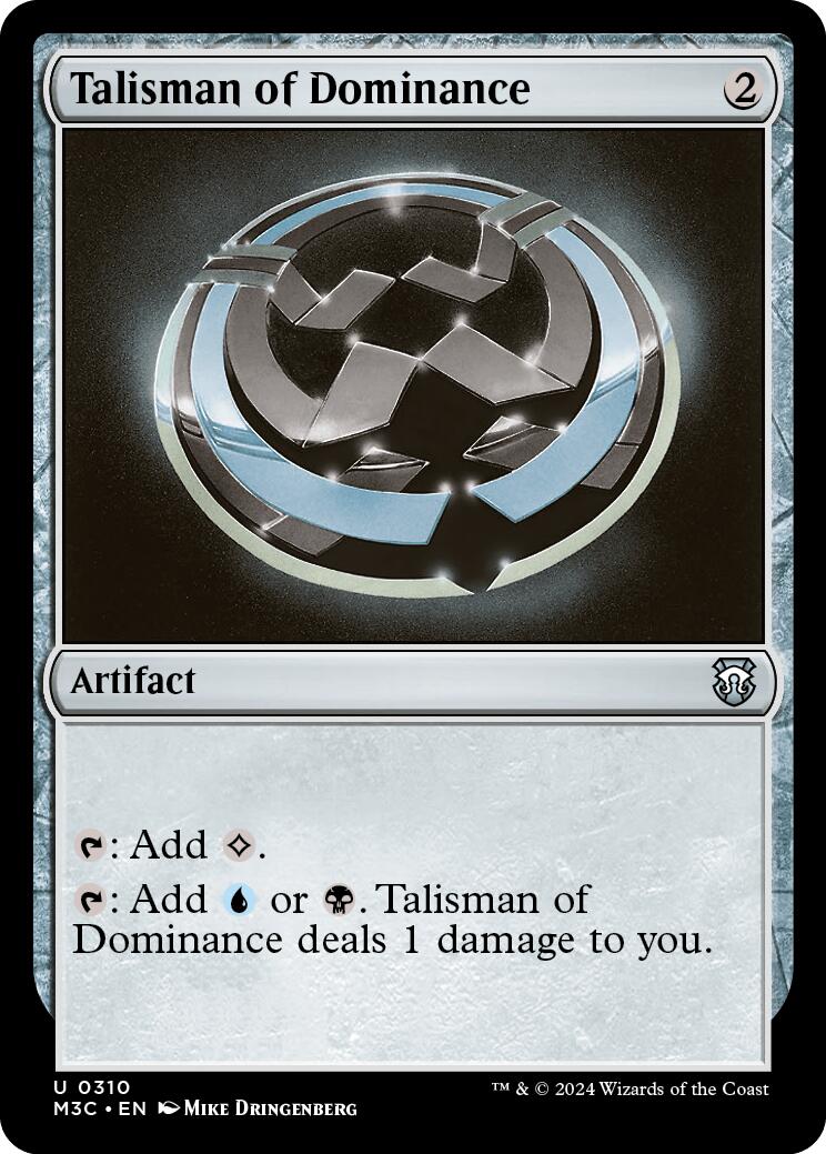 Talisman of Dominance [Modern Horizons 3 Commander] | Cracking-Singles