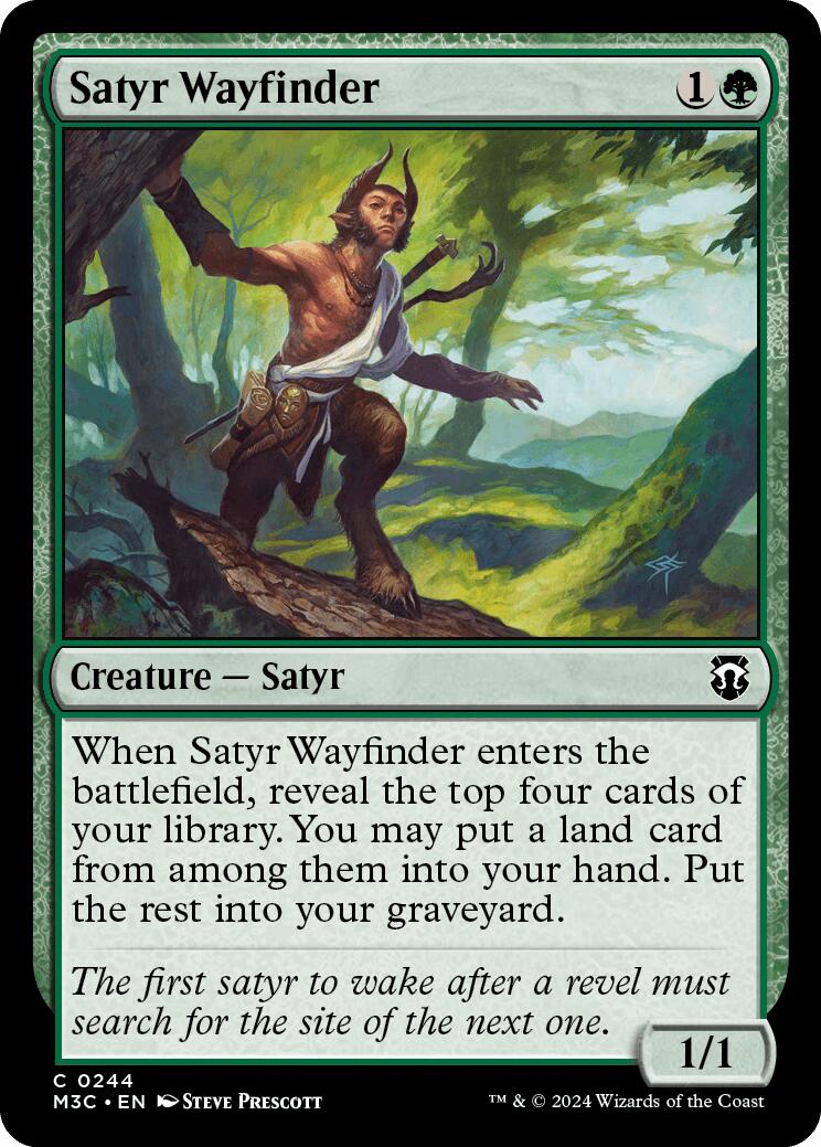 Satyr Wayfinder [Modern Horizons 3 Commander] | Cracking-Singles