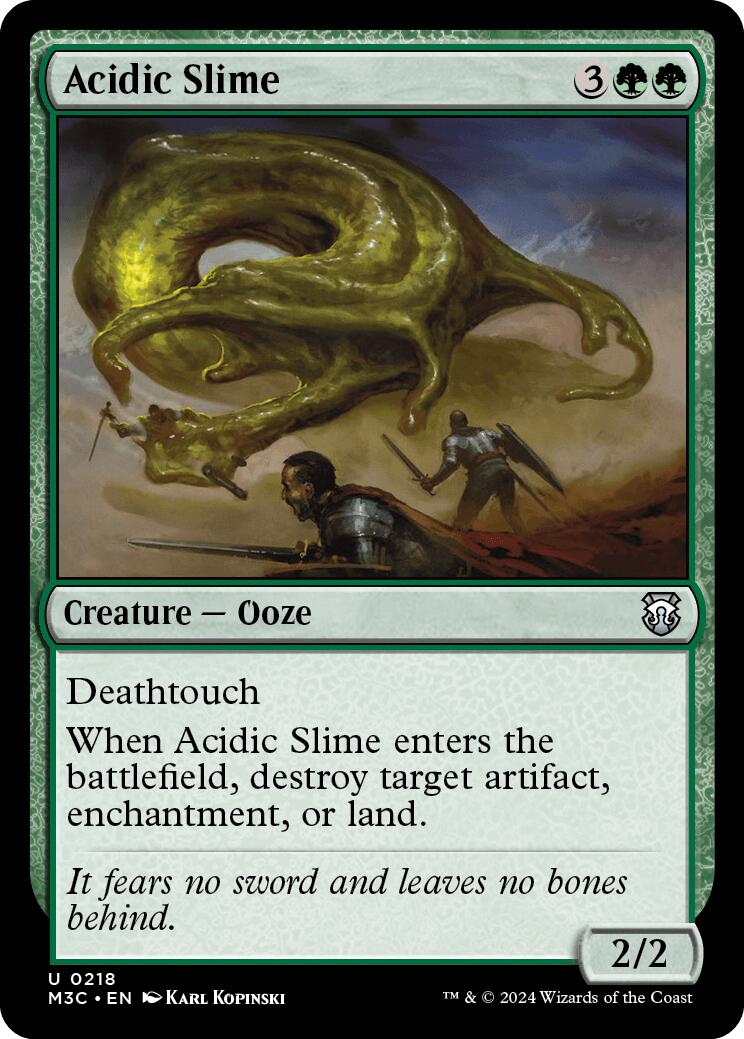 Acidic Slime [Modern Horizons 3 Commander] | Cracking-Singles