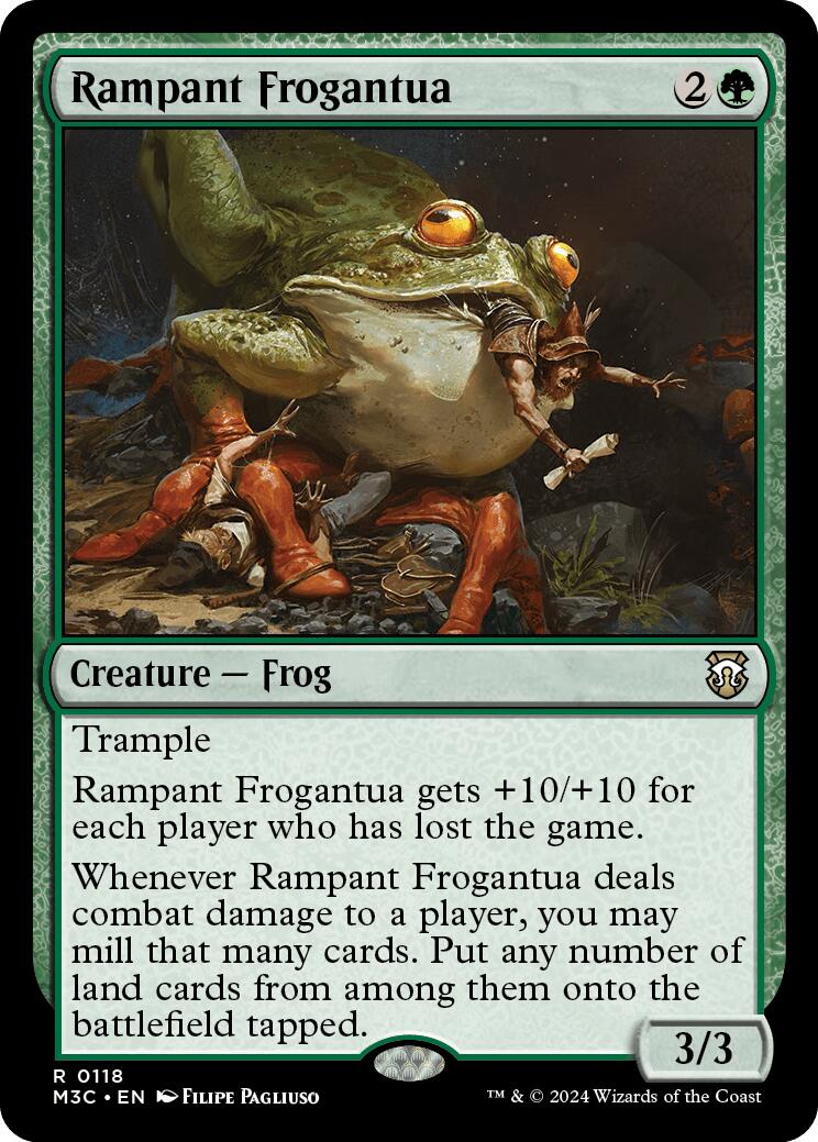 Rampant Frogantua [Modern Horizons 3 Commander] | Cracking-Singles