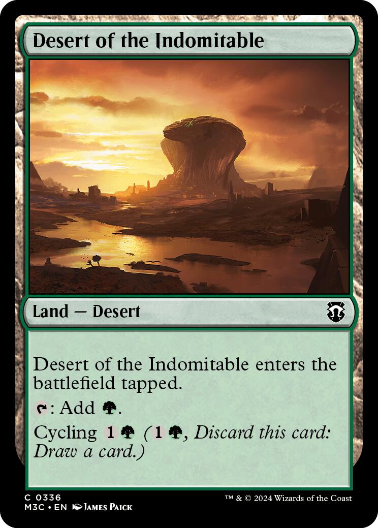 Desert of the Indomitable [Modern Horizons 3 Commander] | Cracking-Singles