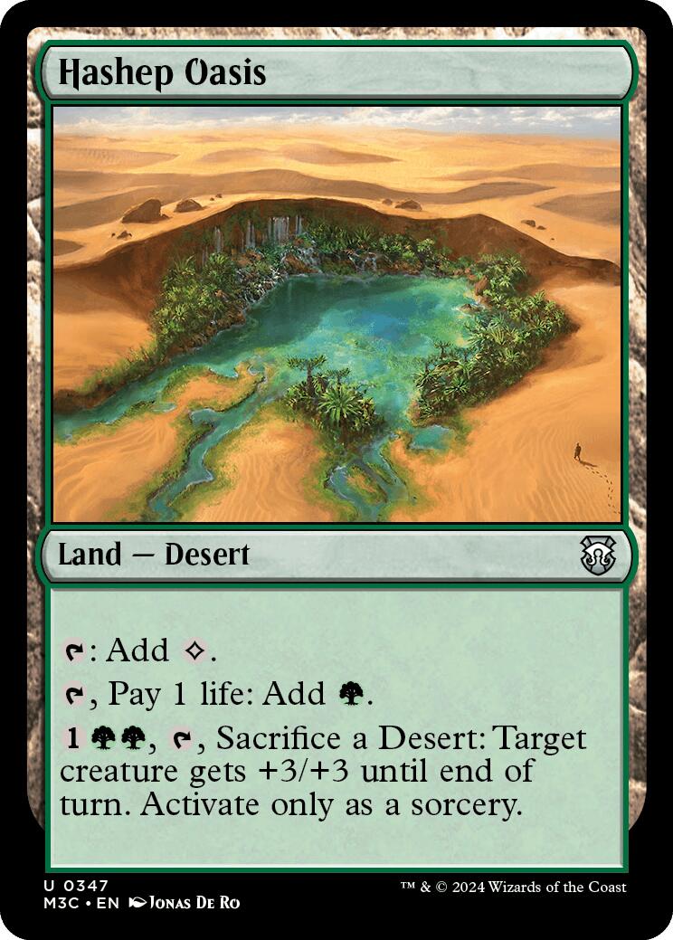 Hashep Oasis [Modern Horizons 3 Commander] | Cracking-Singles