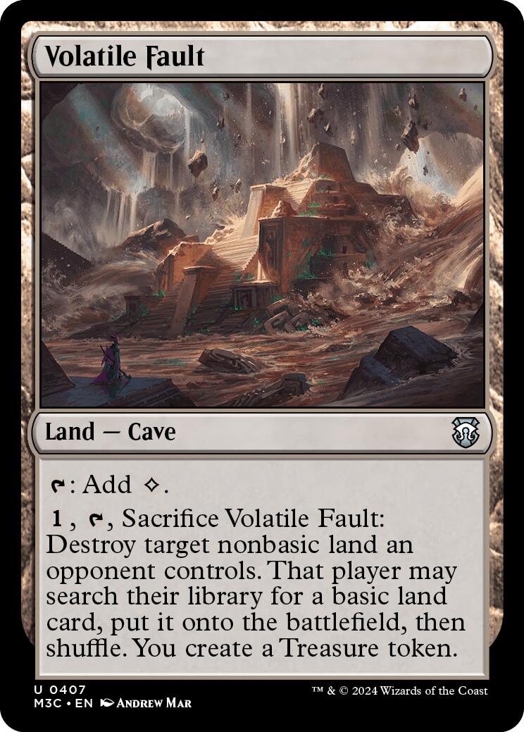 Volatile Fault [Modern Horizons 3 Commander] | Cracking-Singles