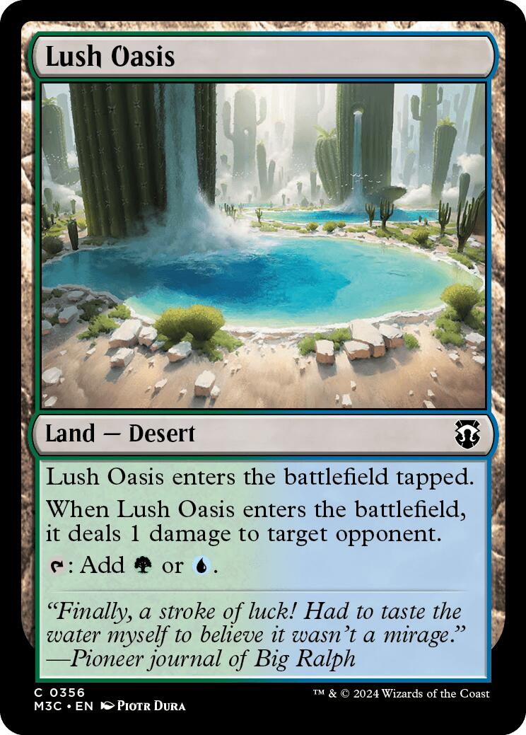 Lush Oasis [Modern Horizons 3 Commander] | Cracking-Singles