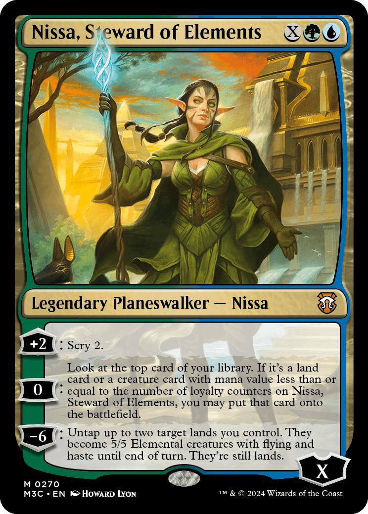 Nissa, Steward of Elements [Modern Horizons 3 Commander] | Cracking-Singles