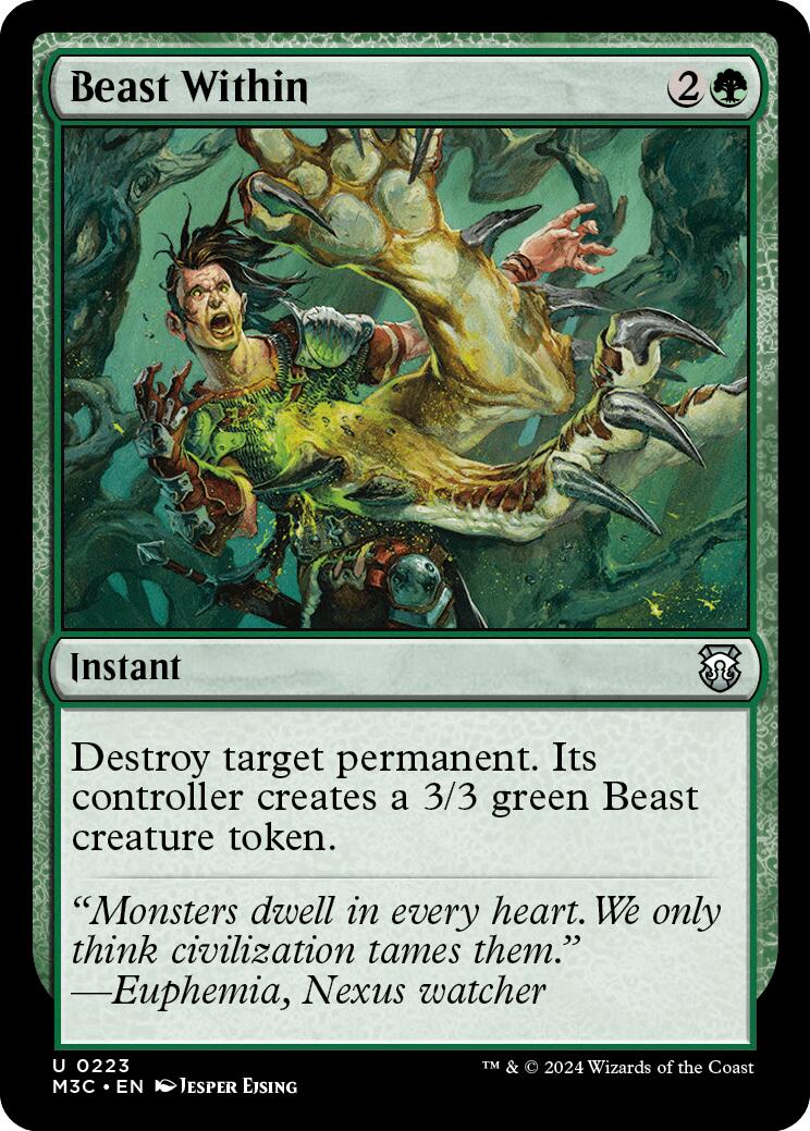 Beast Within [Modern Horizons 3 Commander] | Cracking-Singles