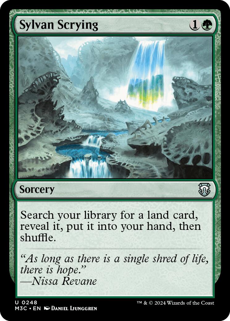 Sylvan Scrying [Modern Horizons 3 Commander] | Cracking-Singles