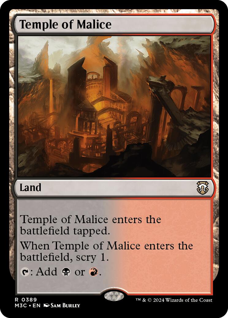 Temple of Malice [Modern Horizons 3 Commander] | Cracking-Singles